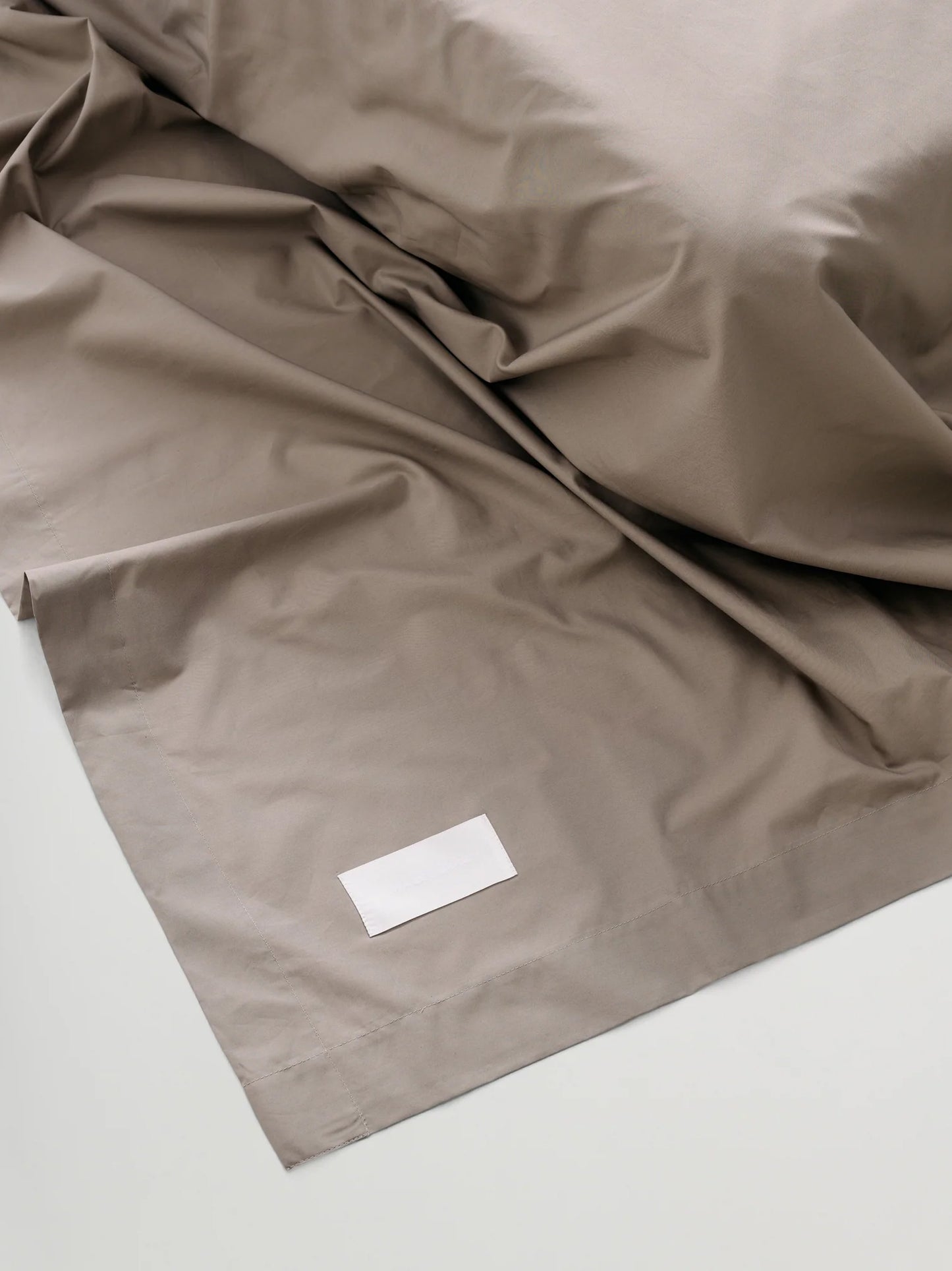 Poplin Flat Sheet – Mud