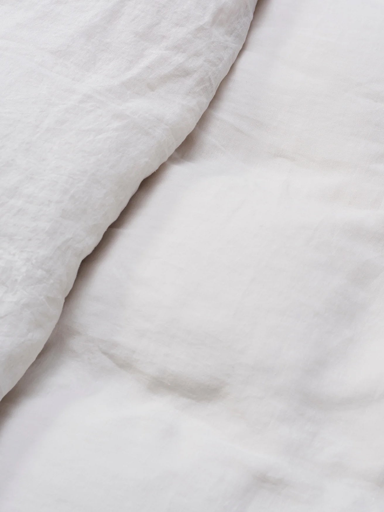 Mother Linen Duvet Cover Single – Beige