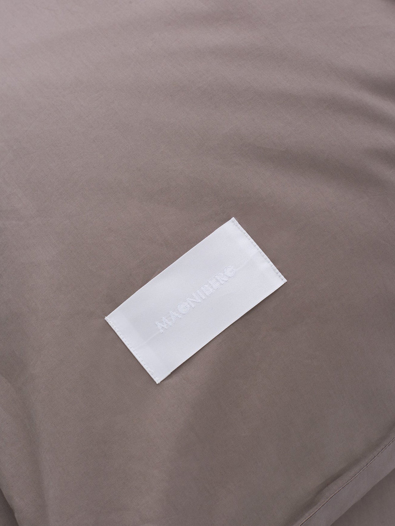 Pure Poplin Duvet Cover Double – Mud