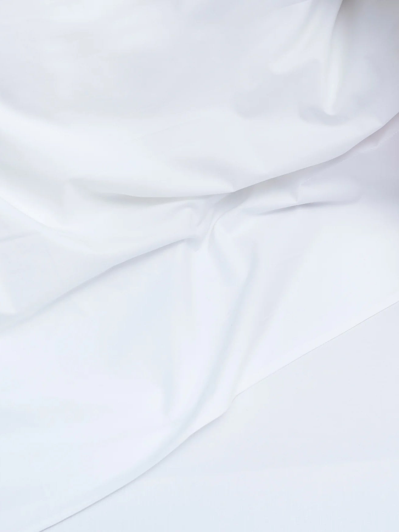 Pure Poplin Duvet Cover Single – White