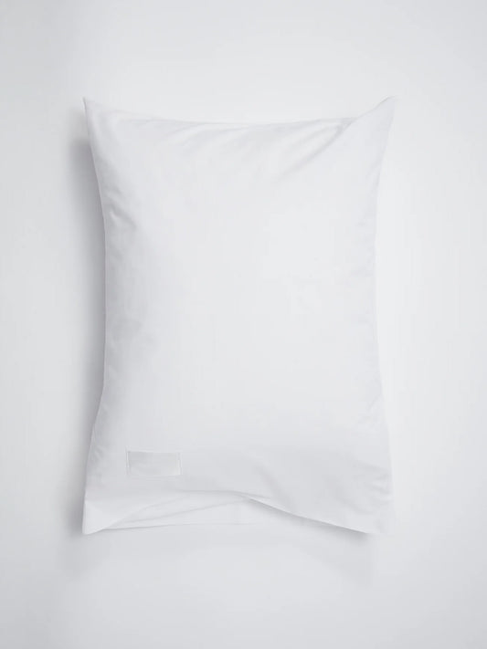 Pure Poplin Pillow Case – White