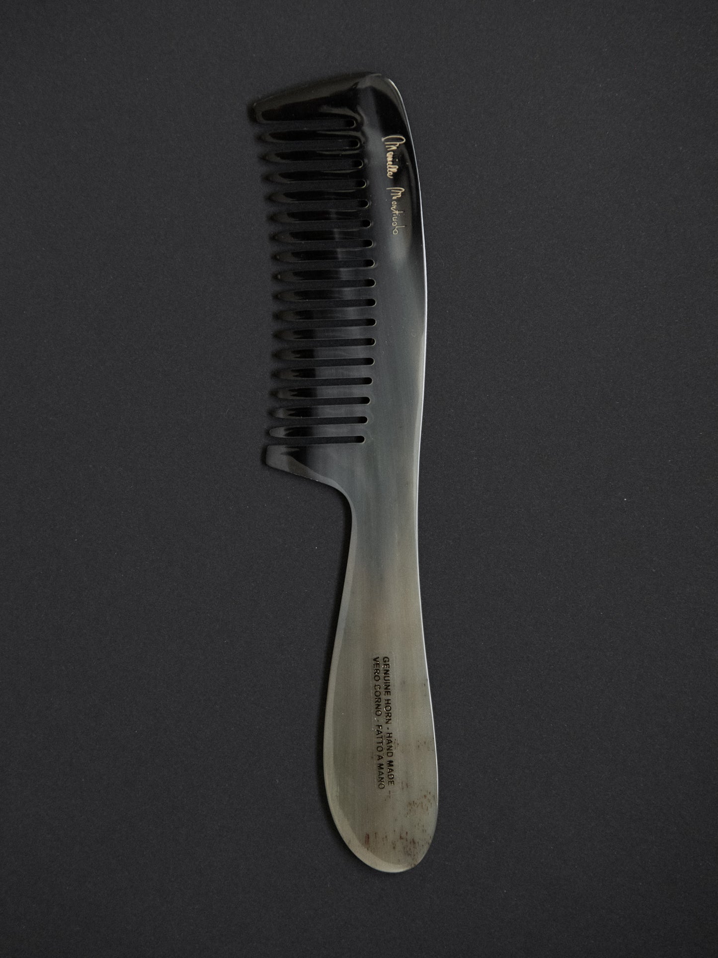 Horn Comb with Handle