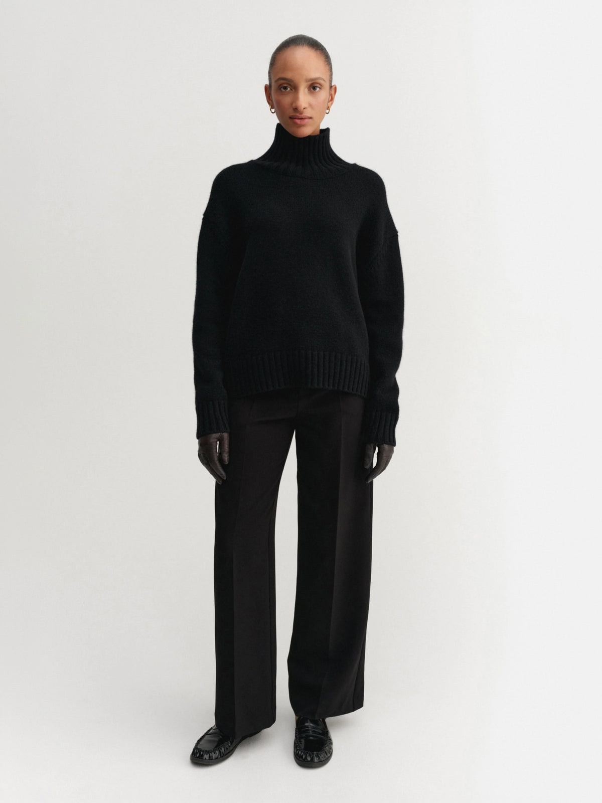 Nola Turtleneck Sweater - Black