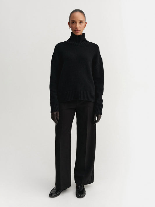 Nola Turtleneck Sweater - Black