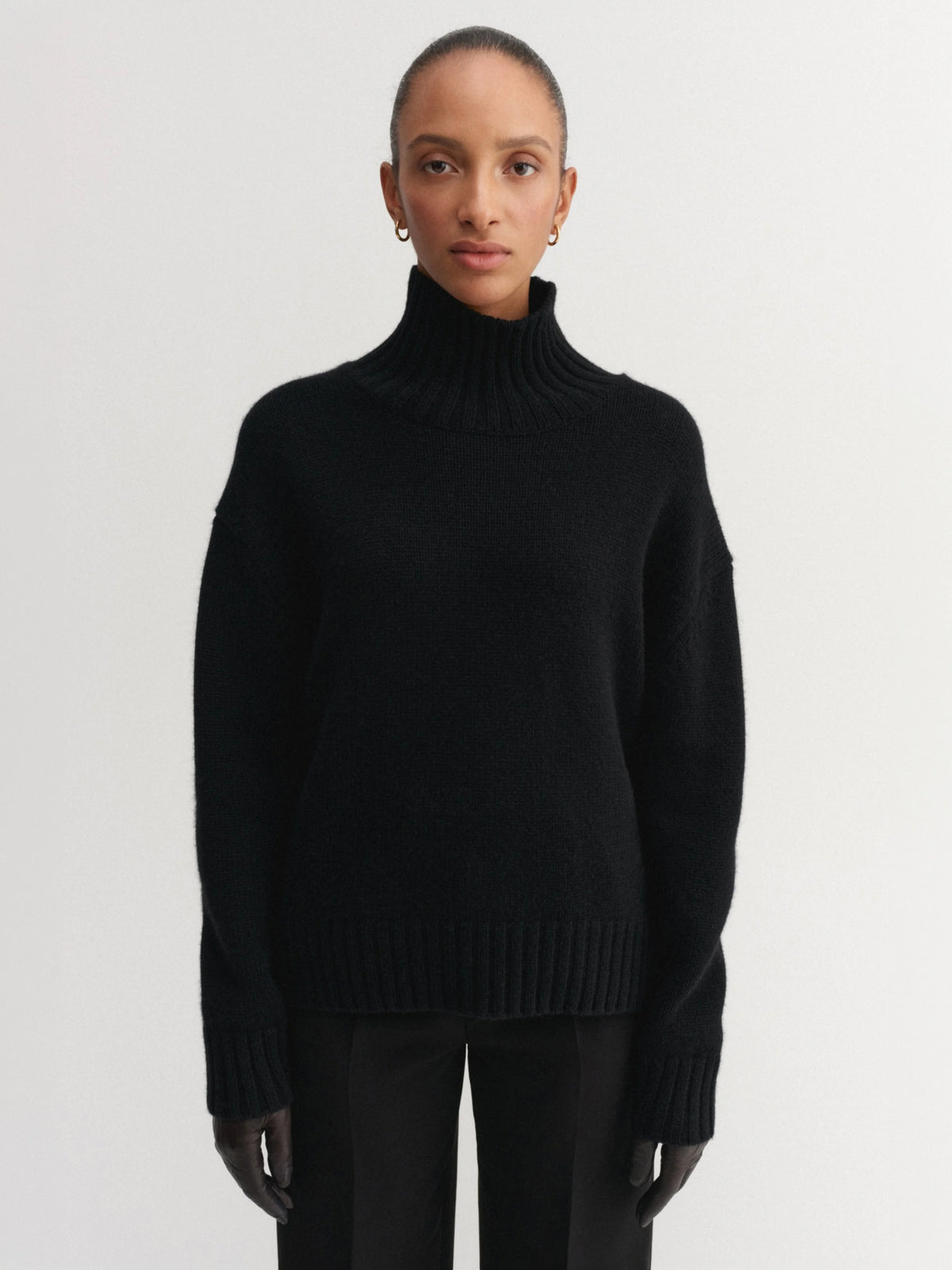 Nola Turtleneck Sweater - Black