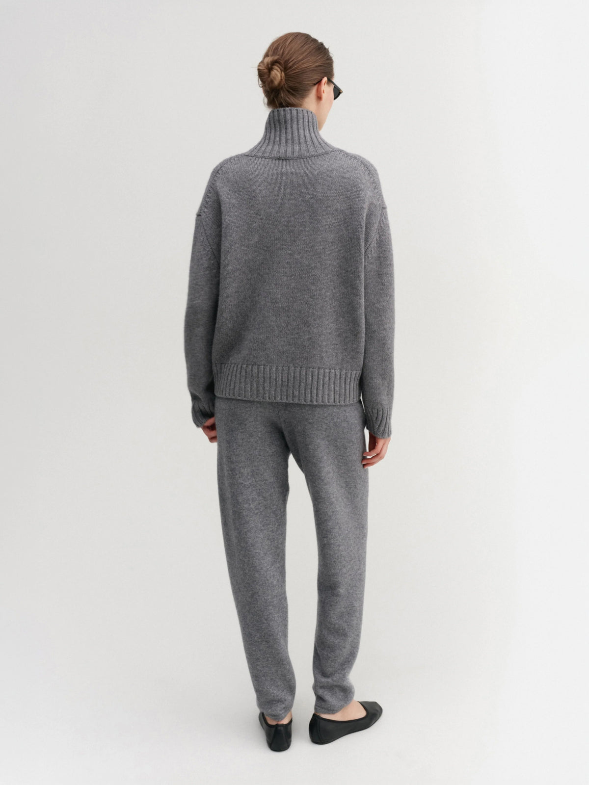 Nola Turtleneck Sweater - Grey