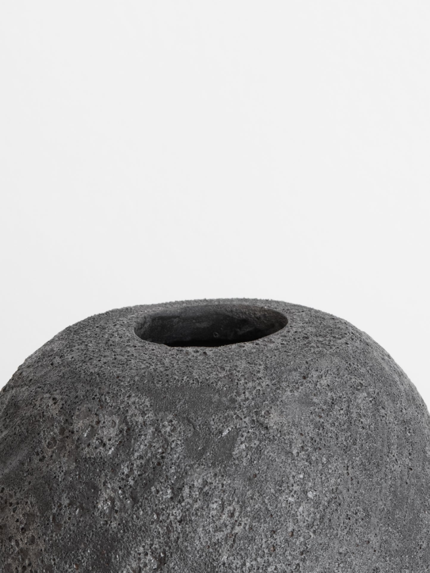 Sculptural Vase - Charcoal Form