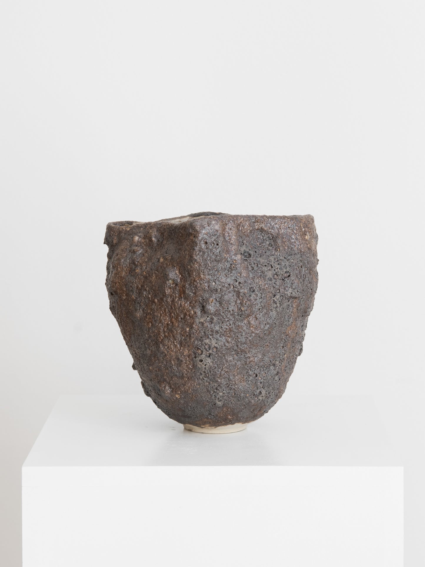 Sculptural Vessel - Dark Bronze Texture