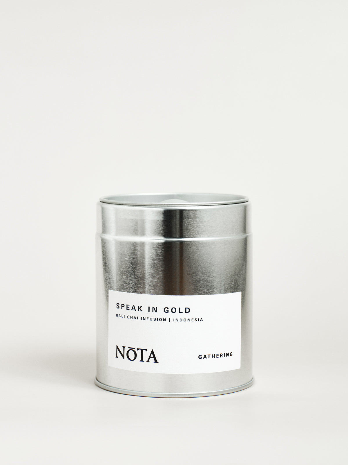 Tea Tin - Speak in Gold