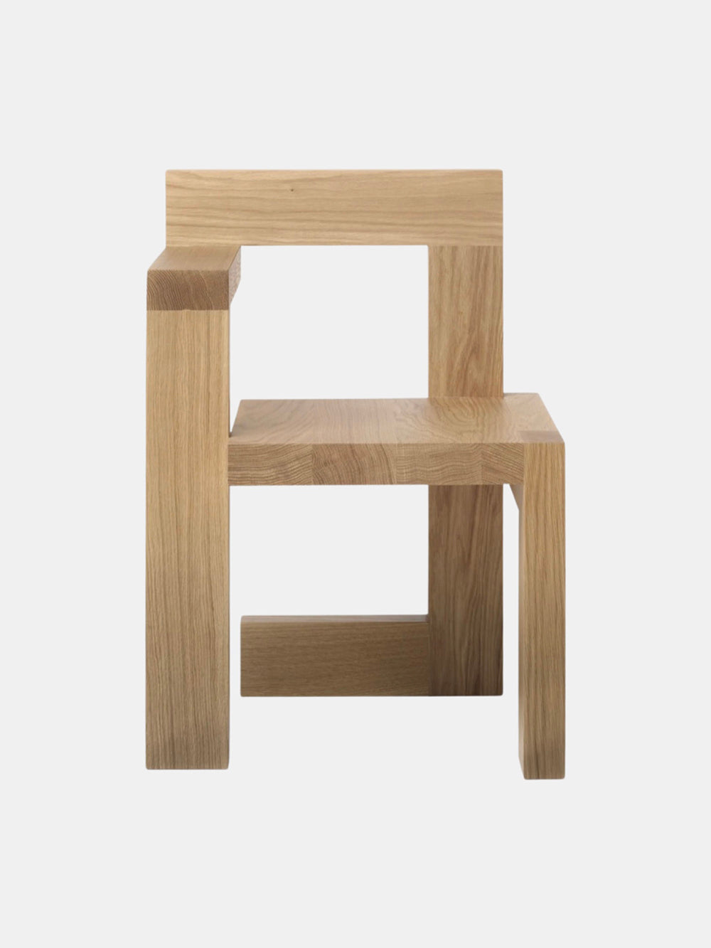 Steltman Chair designed by Gerrit Rietveld, 1963 - Natural Oak