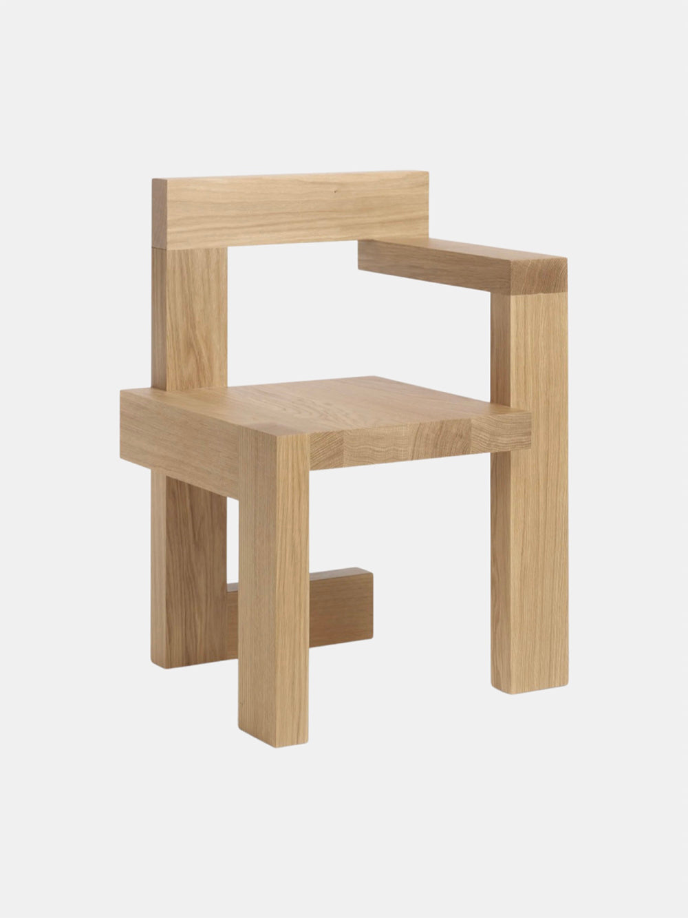 Steltman Chair designed by Gerrit Rietveld, 1963 - Natural Oak