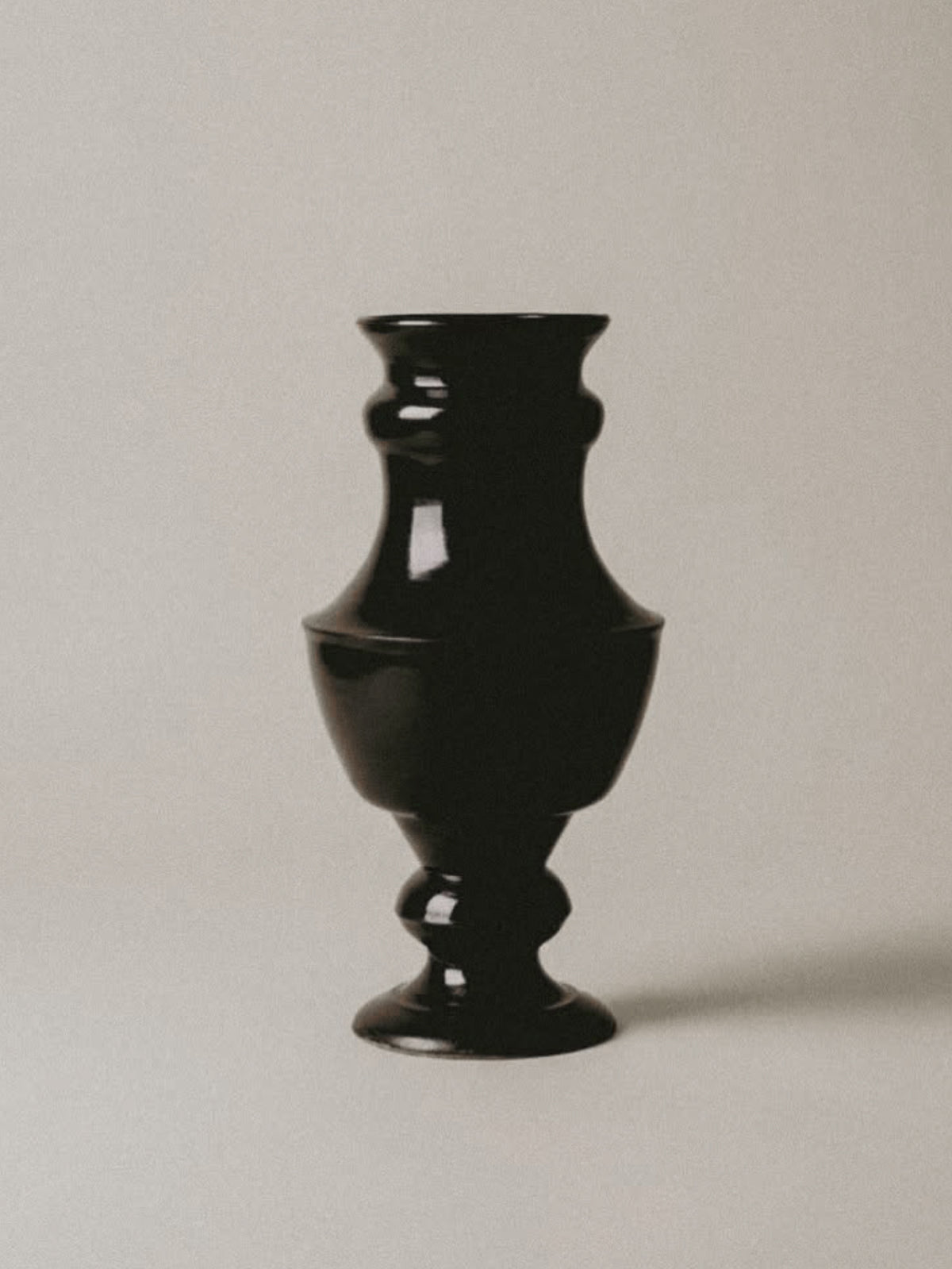 Brun Foncé Ceramic Vase
