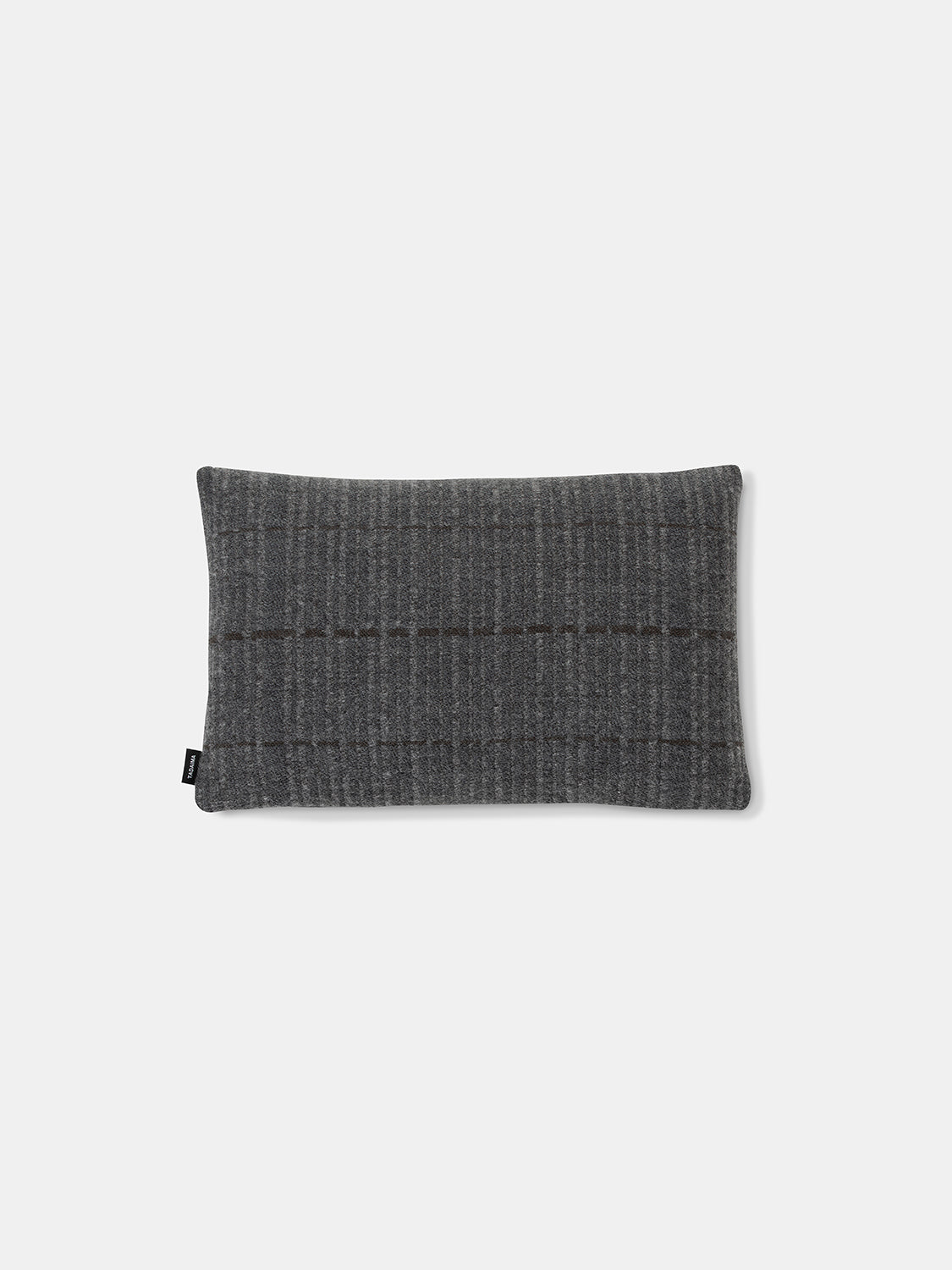 Grid Decorative Cushion - Dark Grey