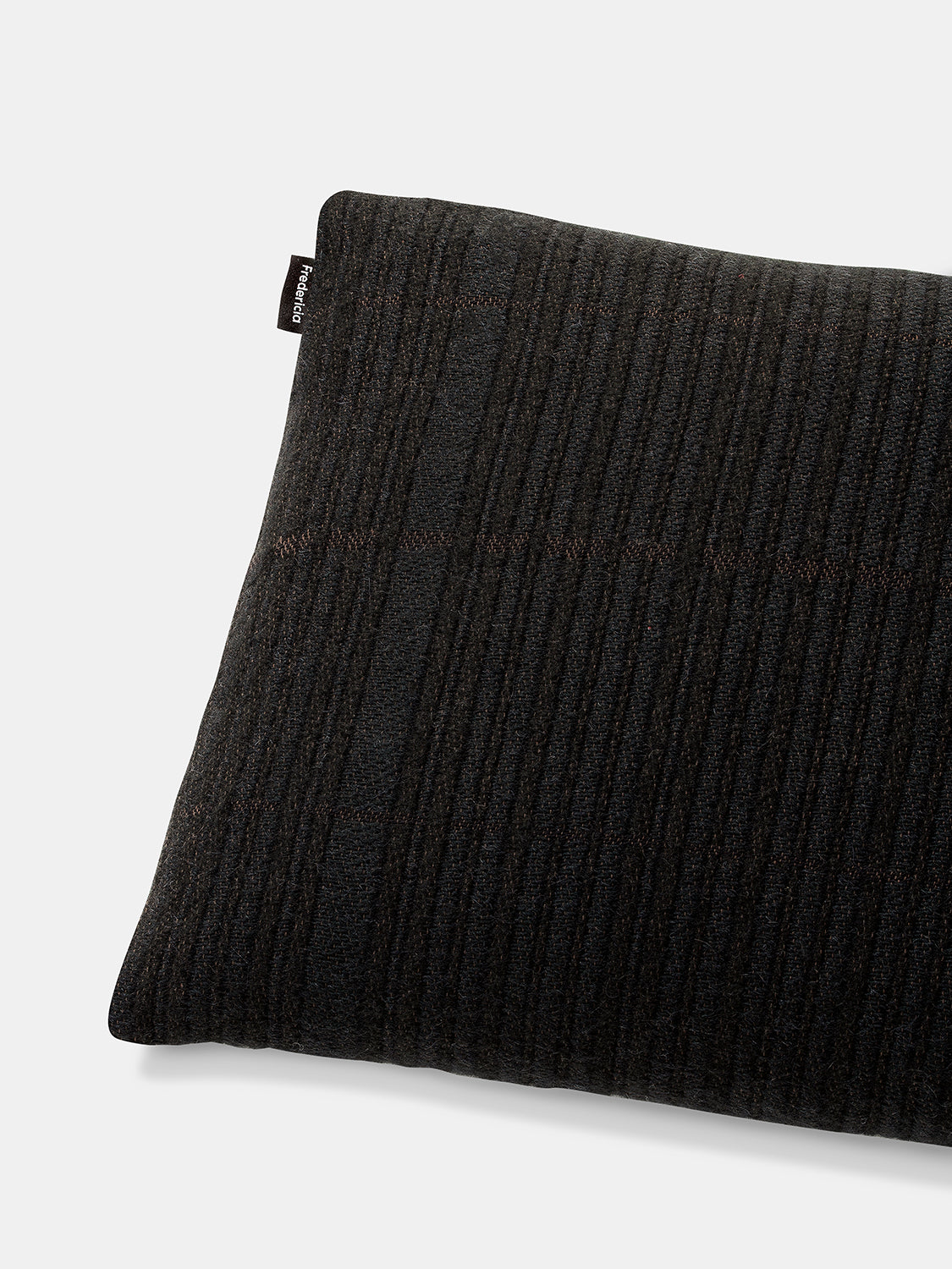 Grid Decorative Cushion - Black