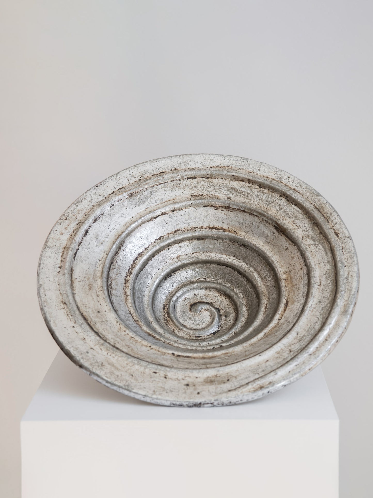 Vintage Spiral Ceramic Bowl