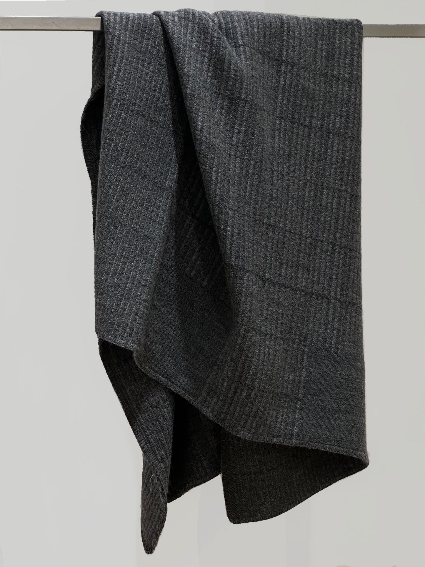 Grid Throw - Dark Grey