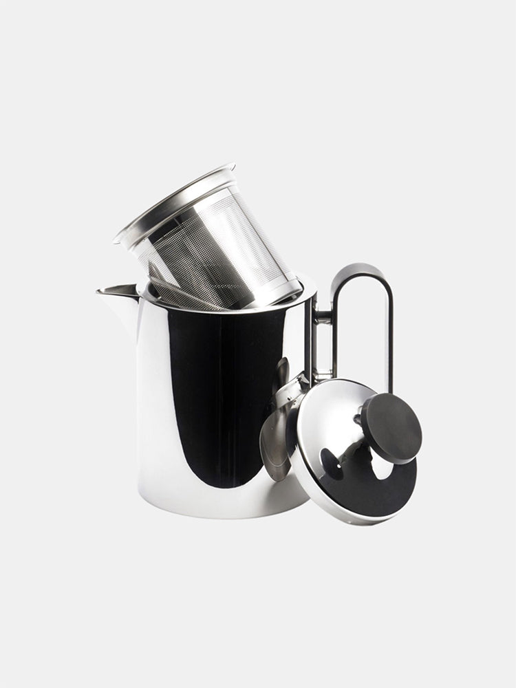 Teapot, Grey Metallic Handle