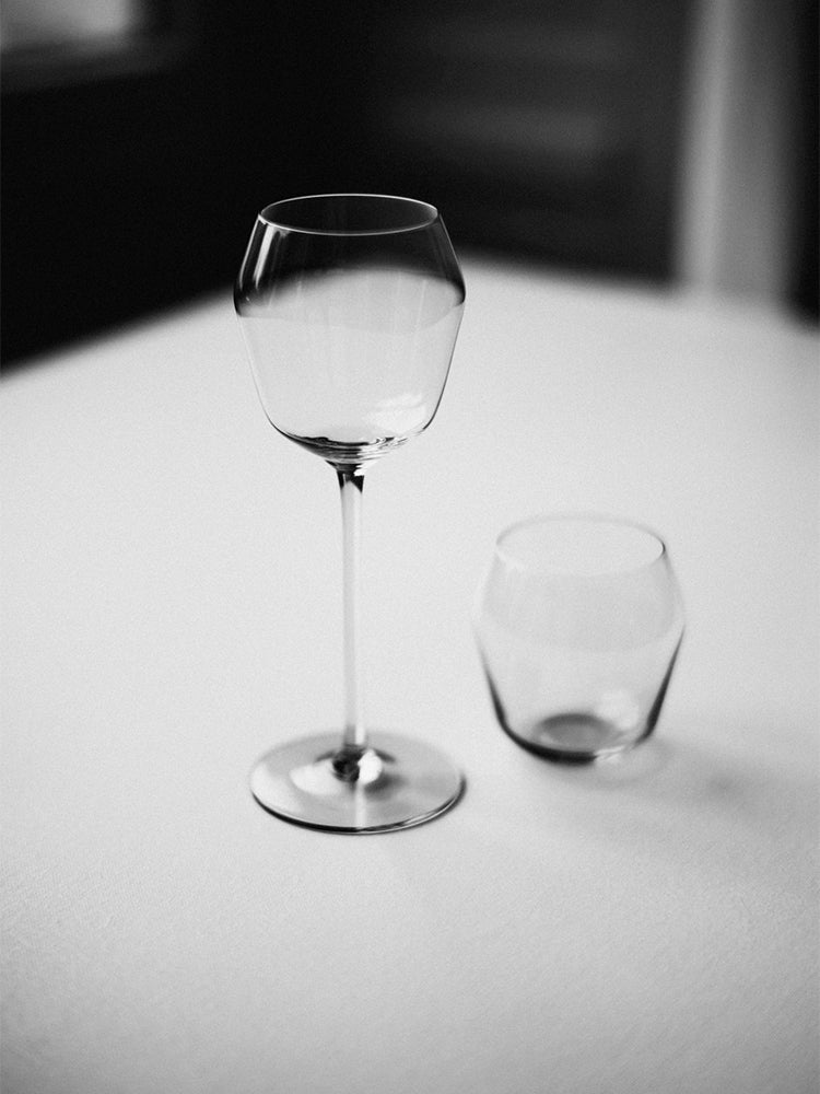 Red Wine Glass Billie Transparent, Set of 4 pieces
